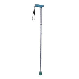 Drive DeVilbiss Healthcare RTL10304CE Folding Canes With Silicone Glow Grip Handle and Tip, 6-CS, Celebration Color