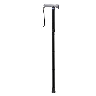 Drive DeVilbiss Healthcare RTL10370BK Aluminum Folding Canes, Gel Grip, Height Adjustable 