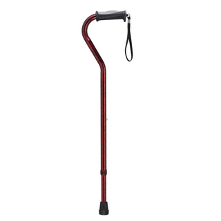 Drive DeVilbiss Healthcare RTL10372RC Offset Cane, Aluminum, 6/CS, Red Crackle, 300 lbs