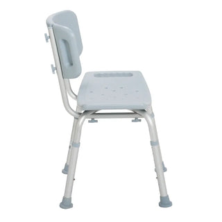 Drive DeVilbiss Healthcare RTL12202KDR Aluminum Frame Removable Backrest Bath Bench