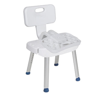 Drive DeVilbiss Healthcare RTL12606 Shower Chair with Folding Back, 300 lbs