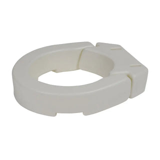 Drive DeVilbiss Healthcare RTL12607 Hinged Raised Standard Round Toilet Seat, 250 lbs