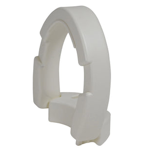 Drive DeVilbiss Healthcare RTL12608 Hinged Raised Elongated Toilet Seat, 250 lbs