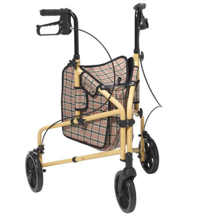 Drive DeVilbiss Healthcare RTL199 Winnie Lite Supreme-Go Lite 3 Wheel Rollator, Tan