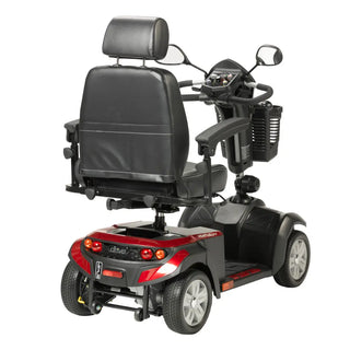 Drive DeVilbiss Healthcare VENTURA420CS Ventura 4 Wheel Electric Scooter,  400 lbs. Weight Capacity, Red / Blue