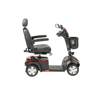 Drive DeVilbiss Healthcare VENTURA420CS Ventura 4 Wheel Electric Scooter,  400 lbs. Weight Capacity, Red / Blue