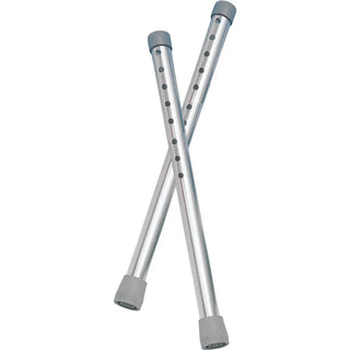 Drive Medical 10108WC Extended Height Walker Wheels and Legs Combo Pack, 5" Wheels, 1 Pair, 350 lbs Weight Capacity
