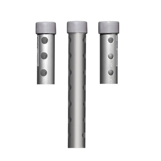 Drive Medical 10109 Universal Walker Wheels, 5", 1 Pair, Silver, 350 lbs Weight Capacity