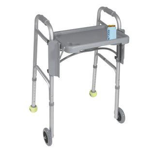Drive Medical 10125 Folding Walker Tray with Two Cup Holders