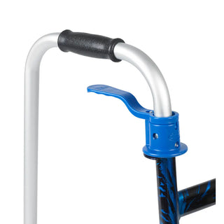 Drive Medical 10226-1 Deluxe, Trigger Release Folding Walker with 5" Wheels, 350 lbs Weight Capacity