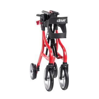 Drive Medical 102662BL-T/102662RD-T Nitro Sprint Tall Rollator Walker, 350 lbs Weight Capacity, 32.0"-39.4" Handle Height