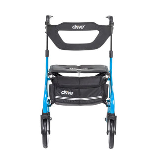 Drive Medical 102662BL-T/102662RD-T Nitro Sprint Tall Rollator Walker, 350 lbs Weight Capacity, 32.0"-39.4" Handle Height