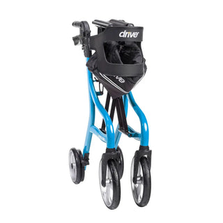 Drive Medical 102662BL-T/102662RD-T Nitro Sprint Tall Rollator Walker, 350 lbs Weight Capacity, 32.0"-39.4" Handle Height