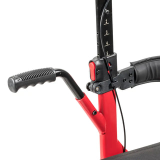 Drive Medical 102663RD Nitro Neuro Upright Walker, Red, 20" Seat Width, 350 lbs Weight Capacity