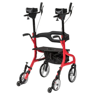 Drive Medical 102663RD Nitro Neuro Upright Walker, Red, 20" Seat Width, 350 lbs Weight Capacity