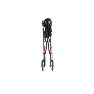Drive Medical 10266HD-BK Nitro Euro Style Rollator Rolling Walker, Heavy Duty, Black, 23" Seat, 450 lbs Weight Capacity