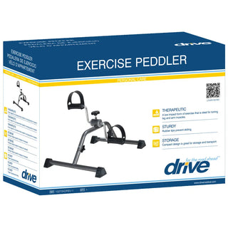 Drive Medical 10270KDRSV-1 Exercise Peddler with Attractive Silver Vein Finish