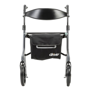 Drive Medical 10278BK/10278GY AeroCarbon Ultra Lite Rollator, 330 lbs Weight Capacity, 17.5" Seat