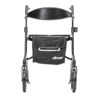 Drive Medical 10278BK/10278GY AeroCarbon Ultra Lite Rollator, 330 lbs Weight Capacity, 17.5" Seat