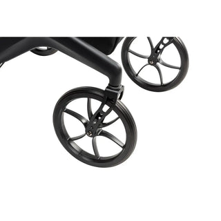Drive Medical 10278BK/10278GY AeroCarbon Ultra Lite Rollator, 330 lbs Weight Capacity, 17.5" Seat