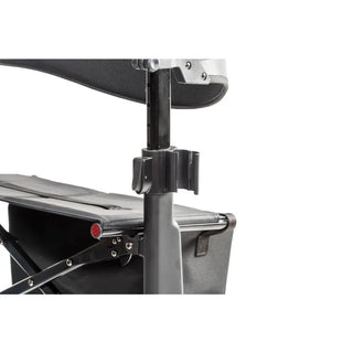 Drive Medical 10278BK/10278GY AeroCarbon Ultra Lite Rollator, 330 lbs Weight Capacity, 17.5" Seat