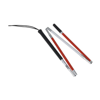 Drive Medical 10352-1 Folding Blind Cane with Wrist Strap, 45.75" Cane Length