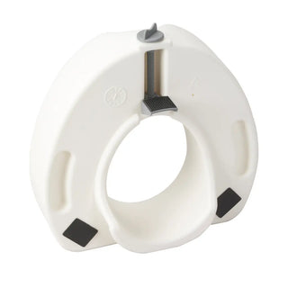 Drive Medical 12014 Premium Plastic Raised Toilet Seat with Lock, Elongated