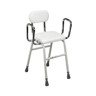 Drive Medical 12455 All-Purpose Stool with Adjustable Arms