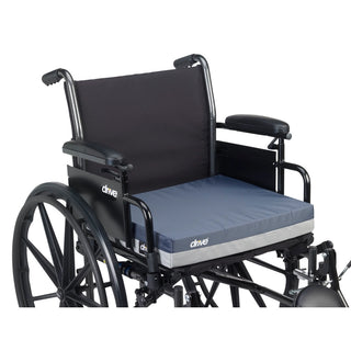 Drive Medical 14902 Gel E Skin Protection 3 Inch Gel-Foam Wheelchair Cushion, 500 lbs