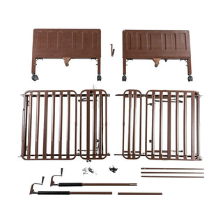 Drive Medical 15003PN Delta Pro Homecare Bed System, Manual, Brown, 36" W x 80" L Sleep Surface