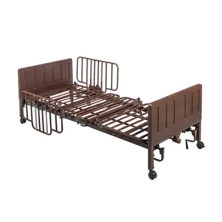 Drive Medical 15003PN Delta Pro Homecare Bed System, Manual, Brown, 36" W x 80" L Sleep Surface