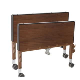Drive Medical 15030BV-FR Delta Ultra Light Semi Electric Hospital Bed with Full Rails, 450 lbs Weight Capacity