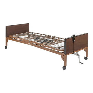 Drive Medical 15030 Delta Ultra Light Semi Electric Hospital Bed, Frame Only, 450 lbs Weight Capacity