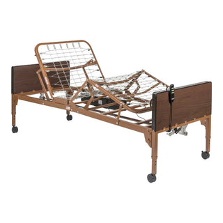 Drive Medical 15030 Delta Ultra Light Semi Electric Hospital Bed, Frame Only, 450 lbs Weight Capacity