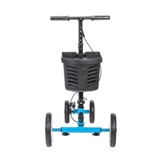Drive Medical 791BL/791RD Nitro Glide Foldable Knee Walker Knee Scooter Crutch Alternative, Blue or Red, 350 lbs Weight Capacity