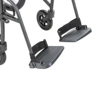 Drive Medical AFT18BK-SF/AFT18GY-SF AeroFly Ultra-Lite Transport Chair, 250 lbs Weight Capacity