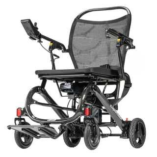 Drive Medical CFPC17FS CarbonTouch Foldable Power Wheelchair w/ Removable Joystick Controls, 17" Seat, 330 lbs Weight Capacity