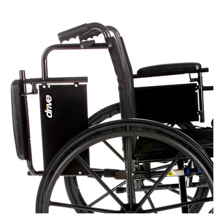Drive Medical CX416ADDA-ELR Cruiser X4 Lightweight  Wheelchair with 16" Seat, Swing Away Elevating Legrest and Desk Arm