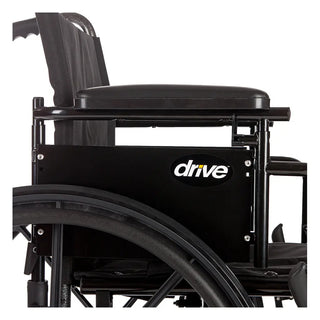 Drive Medical CX416ADDA-ELR Cruiser X4 Lightweight  Wheelchair with 16" Seat, Swing Away Elevating Legrest and Desk Arm