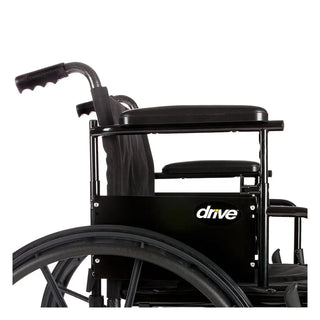 Drive Medical CX416ADDA-ELR Cruiser X4 Lightweight  Wheelchair with 16" Seat, Swing Away Elevating Legrest and Desk Arm