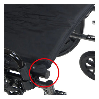 Drive Medical CX416ADDA-ELR Cruiser X4 Lightweight  Wheelchair with 16" Seat, Swing Away Elevating Legrest and Desk Arm