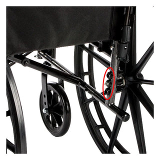 Drive Medical CX416ADDA-ELR Cruiser X4 Lightweight  Wheelchair with 16" Seat, Swing Away Elevating Legrest and Desk Arm