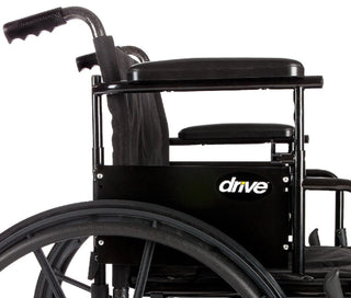 Drive Medical CX418ADFA-SF Cruiser X4 Lightweight Wheelchair 18" Flip-Back Arms