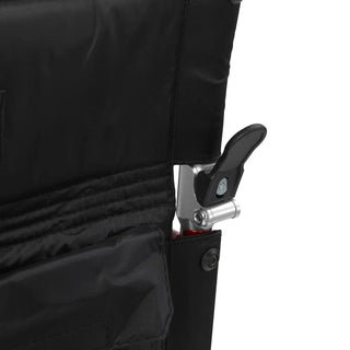 Drive Medical DFL19-BLK/BL/RD Fly Lite Ultra Lightweight Transport Wheelchair, Black, Blue or Burgundy, 19" Seat, 300 lbs