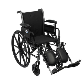 Drive Medical K316ADDA-ELR Cruiser III Wheelchair with 16" Seat, Elevating Leg Rest, Desk Armrest