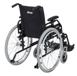 Drive Medical K518FBADDA-ELR Lynx Ultra Lightweight Wheelchair, Elevating Leg Rest, 18"