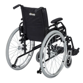 Drive Medical Lynx Ultra Lightweight Wheelchair with Adjustable Desk Arms & Swing-Away Footrests