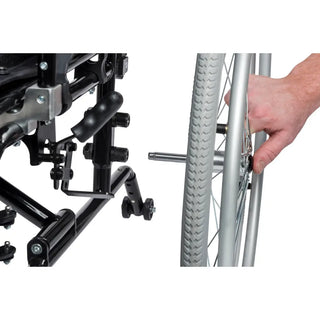 Drive Medical Lynx Ultra Lightweight Wheelchair with Adjustable Desk Arms & Swing-Away Footrests