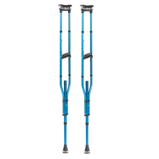 Drive Medical MD10300BK/BL/GR MD by Drive Air-Crutch, 39.7" to 62.8" Height, 300 lbs Weight Capacity