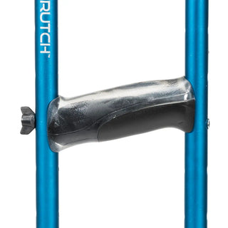 Drive Medical MD10300BK/BL/GR MD by Drive Air-Crutch, 39.7" to 62.8" Height, 300 lbs Weight Capacity